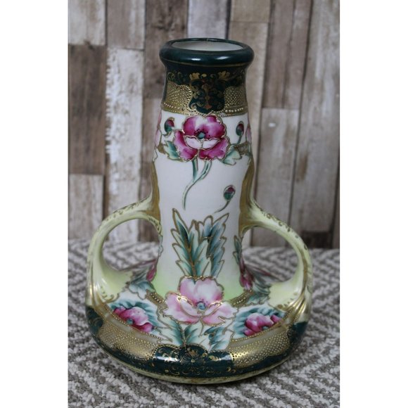 Vintage NIPPON Hand Painted Vase - Picture 1 of 10